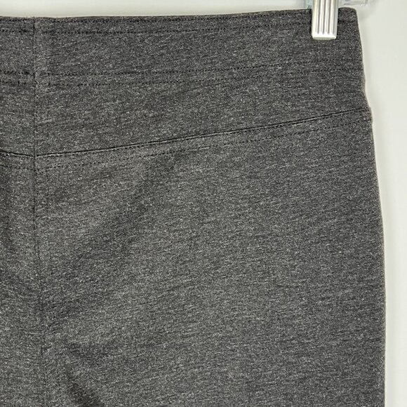Chicos Womens Ultimate Fit Ponte Flare Leg Pants Gray Heather Pull On size 8 - Picture 7 of 12